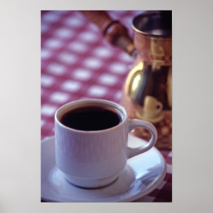 A cup of Arabic Coffee. Syria. The Middle Poster