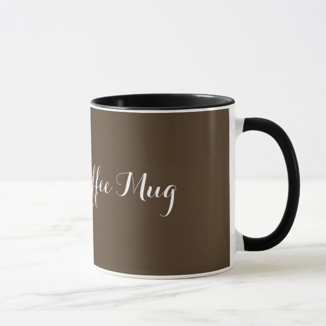 a cup of black coffee personalised (Right)