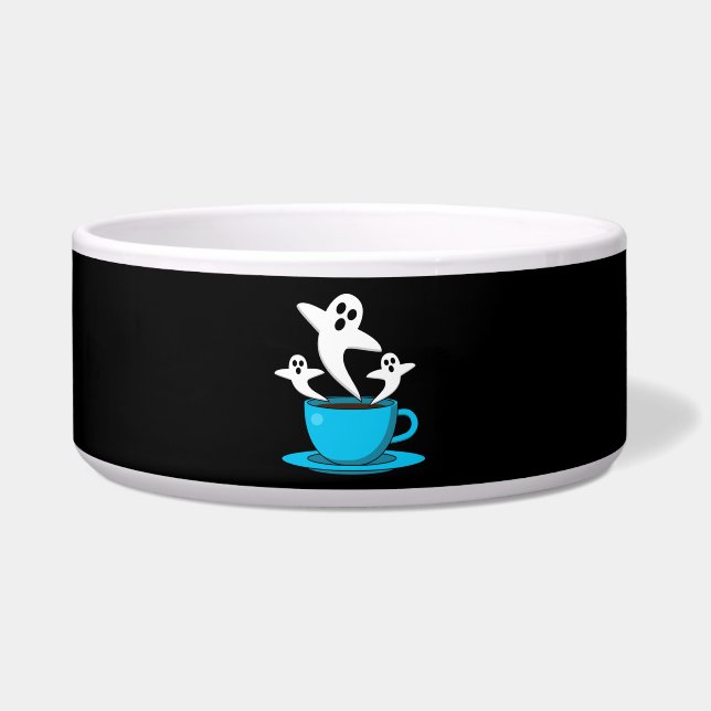 A Cup of Ghost Smoking Coffee (Front)