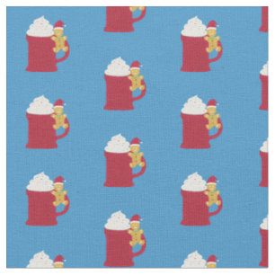 A Cup of Merry Christmas Fabric
