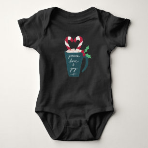 A Cup of Peace, Love and Joy Baby Bodysuit