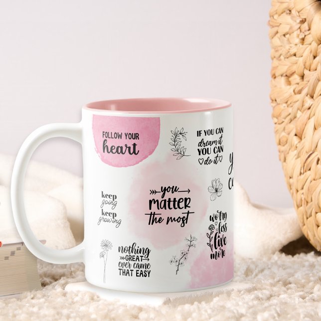 A Cup of Positivity, Affirmations Mug (Creator Uploaded)
