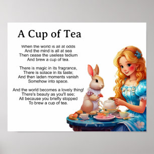 A cup of tea- poster