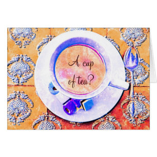 A cup of tea - teacup victorian styled