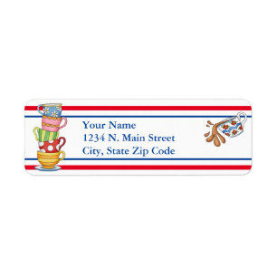 A Cup Or Two Of Coffee Return Address Label