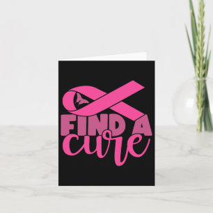 A Cure Breast Cancer Awareness  Card