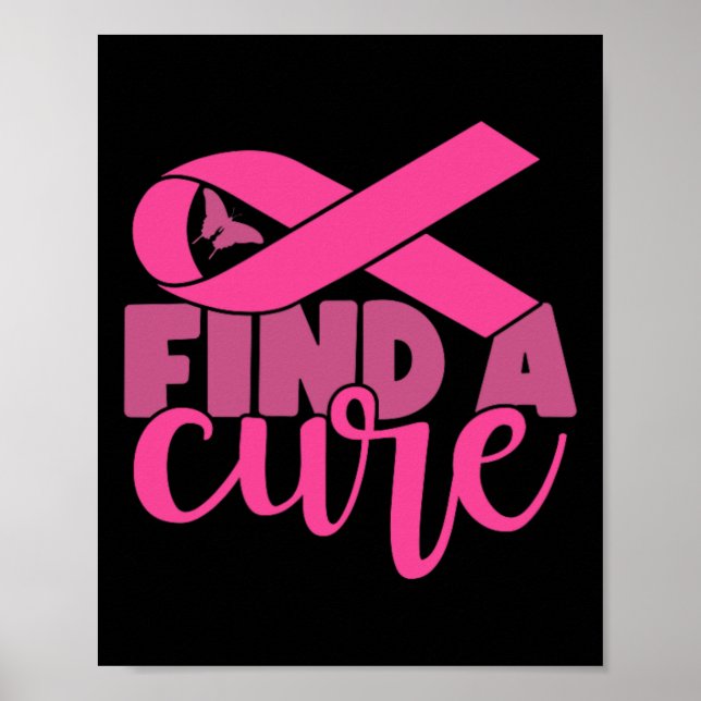 A Cure Breast Cancer Awareness  Poster (Front)