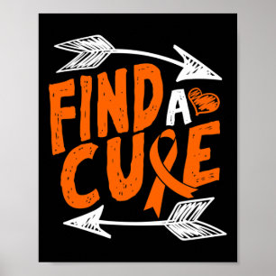 A Cure Heart Leukaemia Cancer Awareness Ribbon Gif Poster