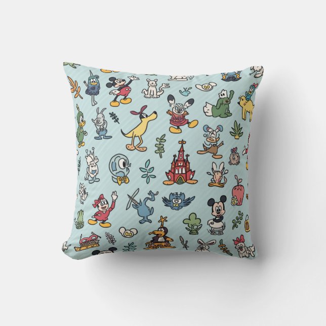 A cushion that dream of with a adorable character (Front)