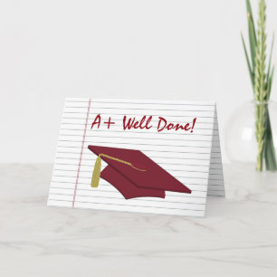 A+ Custom Graduation Card