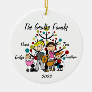 A Customer Request Family Ornament