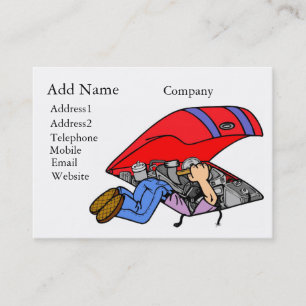 A Customisable Mechanics Business/Profile Card