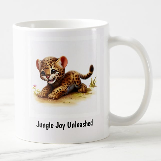 A Cute 3D Painted Ocelot Coffee Mug (Creator Uploaded)