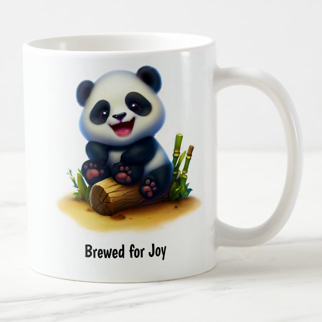 A Cute 3D Painted Panda Coffee Mug (Creator Uploaded)