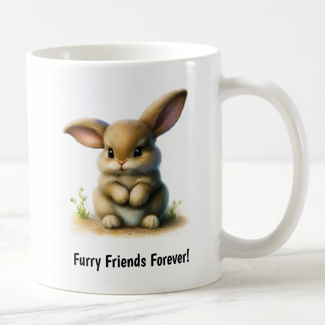 A Cute 3D Painted Rabbit Coffee Mug (Creator Uploaded)