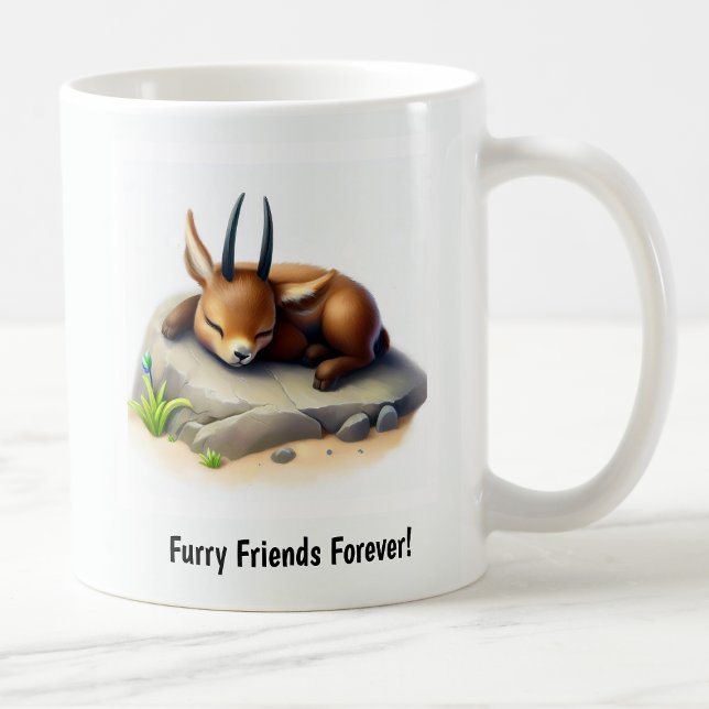 A Cute 3D Painted Sable Antelope Coffee Mug (Creator Uploaded)