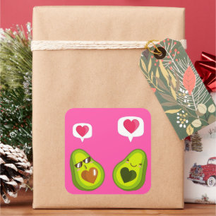 A CUTE AVOCADO STICKERS