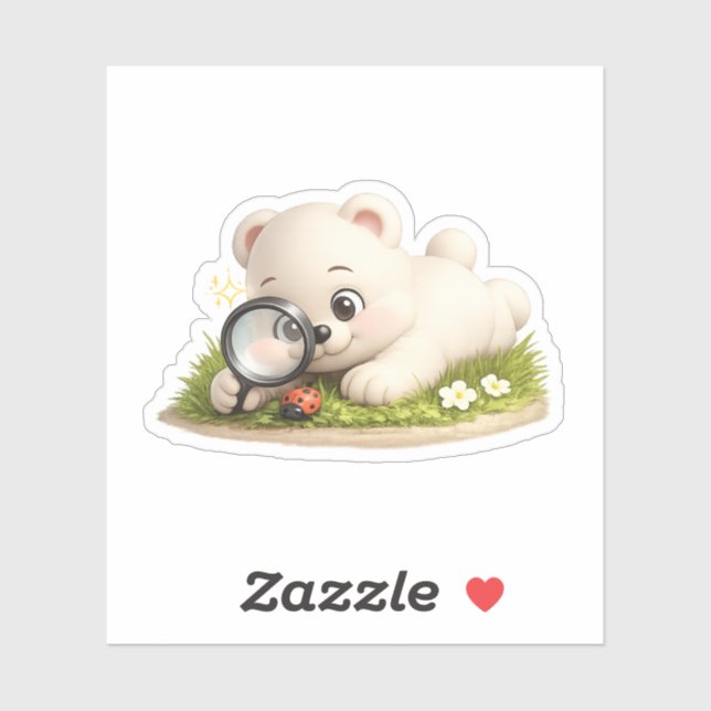 A cute bear character exploring nature. (Sheet)