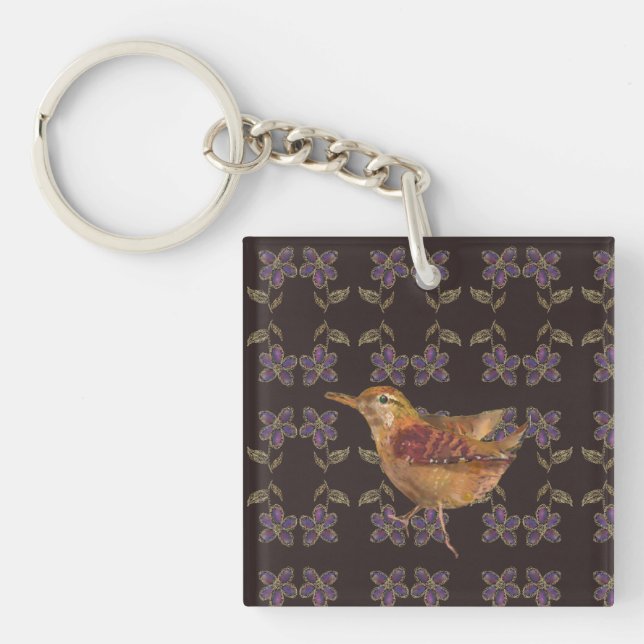 A cute bird  key ring (Front)