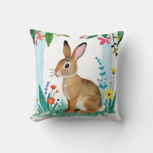 A cute bunny cushion (Front)