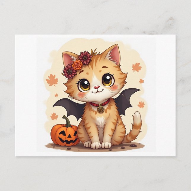 a cute card gift for Halloween (Front)