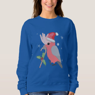  A cute Christmas galah cockatoo Sweatshirt