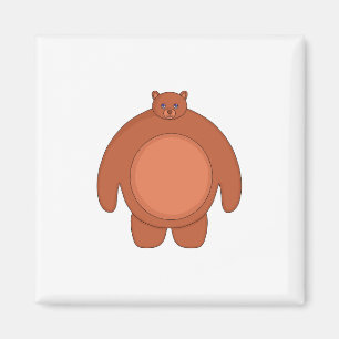 A Cute Chubby Bear Magnet