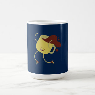 A Cute Coffee Mug design with a funny creature.