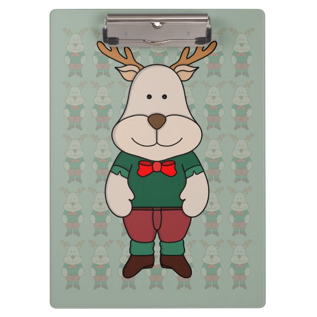 A cute deer clipboard (Front)