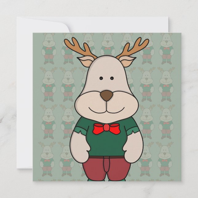 A cute deer invitation (Front)