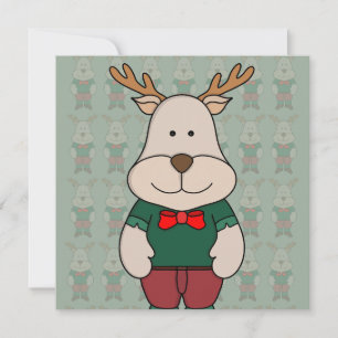 A cute deer invitation