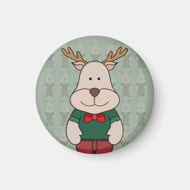 A cute deer magnet (Front)