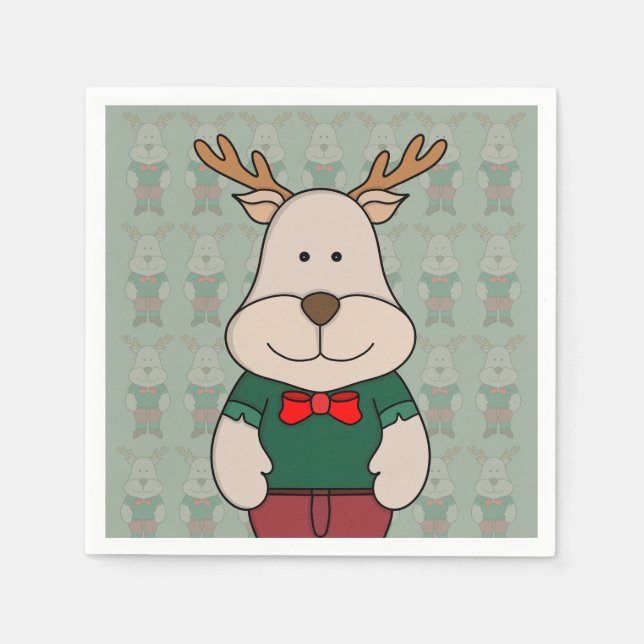 A cute deer napkin (Front)