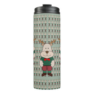A cute deer thermal tumbler