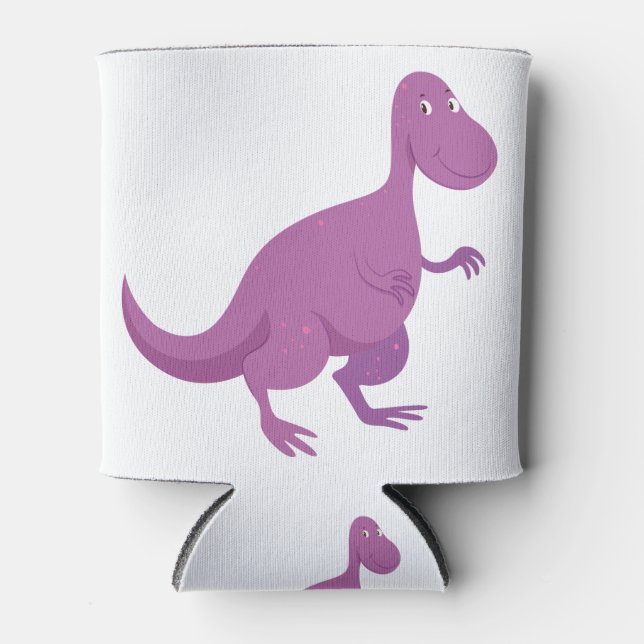 A cute dinosaur can cooler (Front)