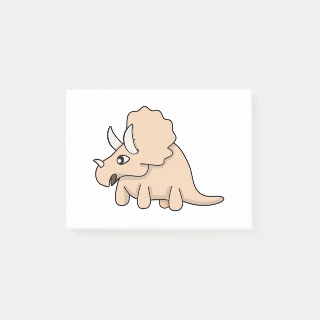 A cute dinosaur post-it notes (Front)