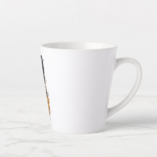 A cute dog Border Collie  Latte Mug