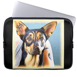 "A Cute Dog" Cute Photo. Buy Now Laptop Sleeve