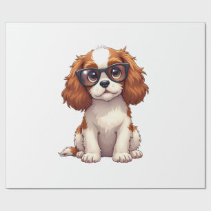 A cute dog King Charles Spaniel COPY Wrapping Paper