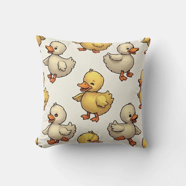 a cute duck cushion (Front)