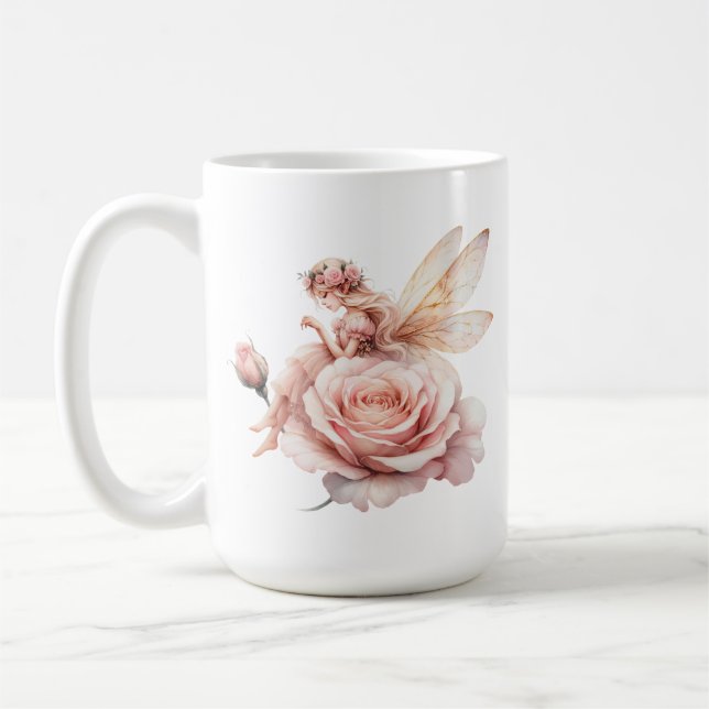 A Cute Fairy Pink Mug (Left)