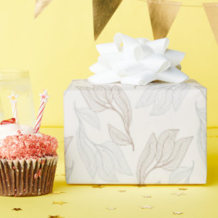 A cute flowered wrapping paper