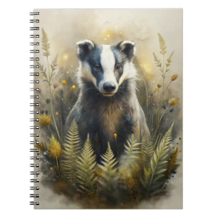 A Cute Forest Badger Notebook