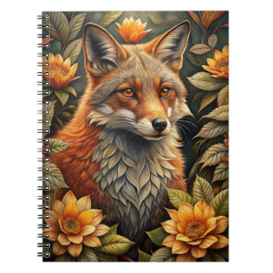 A Cute Forest Red Fox Notebook