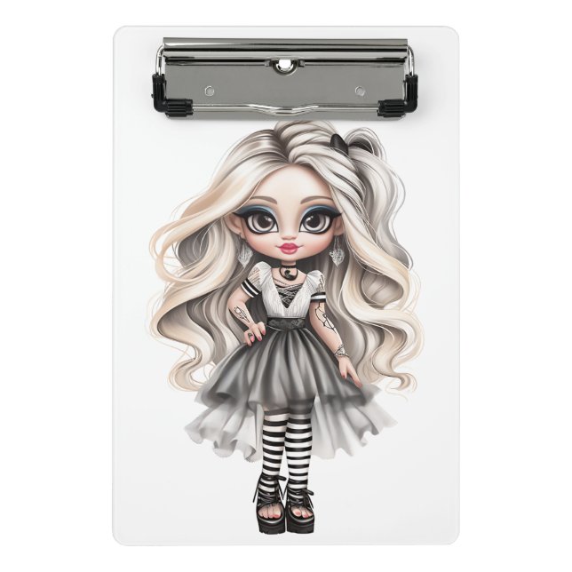A Cute Girl Halloween Design Collection 12 Mini Clipboard (Front)