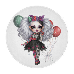 A Cute Girl Halloween Design Collection 14 Cutting Board