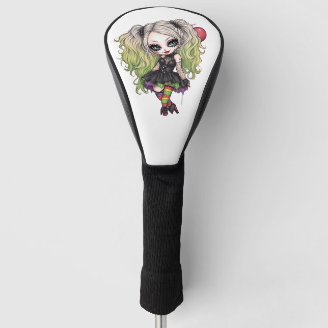 A Cute Girl Halloween Design Collection 15 Golf Head Cover (Front)