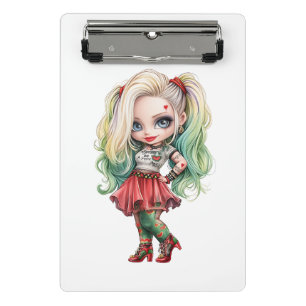 A Cute Girl Halloween Design Collection 9 Mini Clipboard