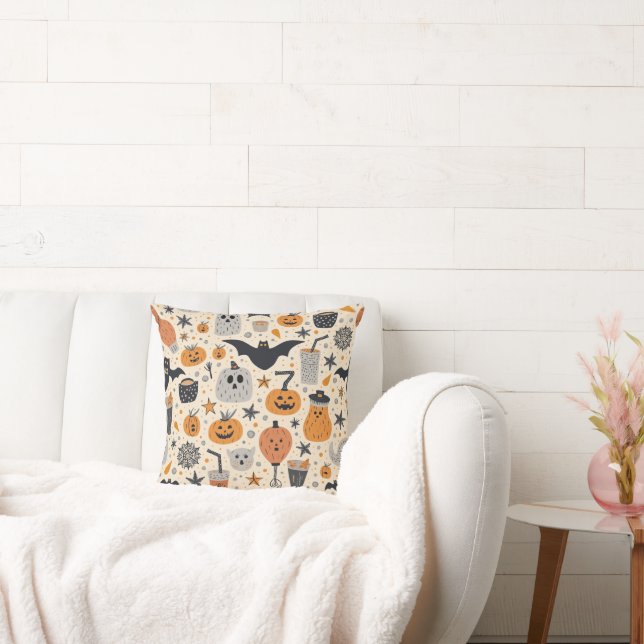 a cute Halloween pattern Cushion (Couch)