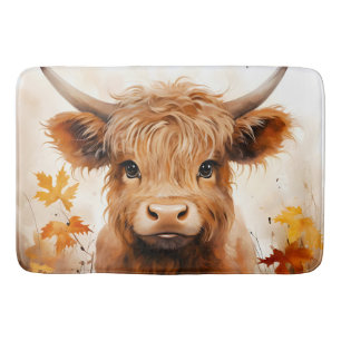 A Cute Highland Cow Series Design 1 Bath Mat